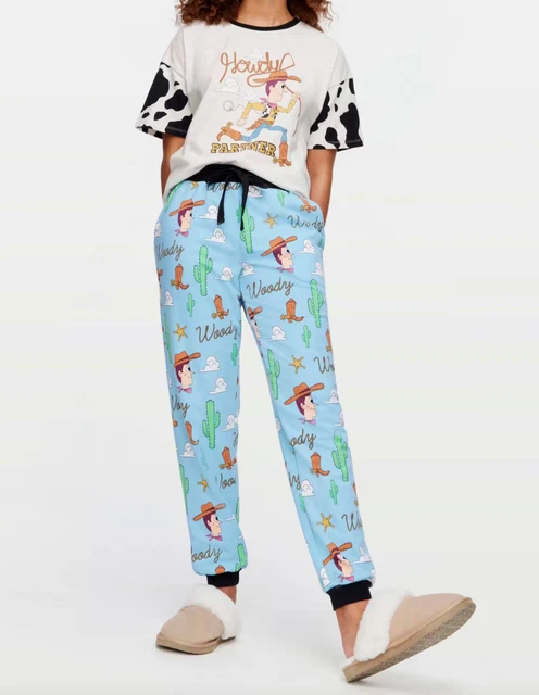 NEW PETER ALEXANDER Toy Story Woody Pj Set Top Pants Womens