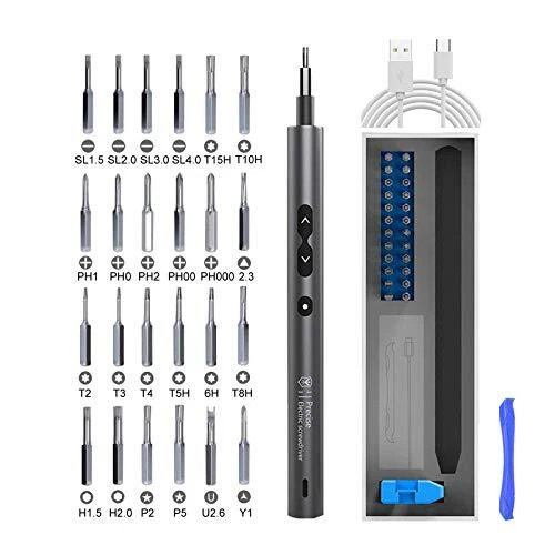 28 In 1 Cordless Torque Screwdriver Tool - Rechargeable Electronic Repair Kit
