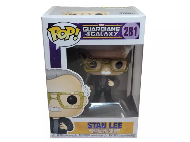 Stan Lee Signed Guradians Of The Galaxy #281 Funko Pop! Bobble-Head Vinyl  Figure (Lee)