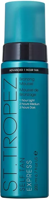 Espuma de bronceado St.Tropez autobronceada express 200 ml nueva