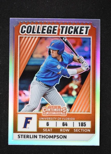 2022 Elite Extra Edition College Tickets Optic Holo #CTO-16 Sterlin Thompson