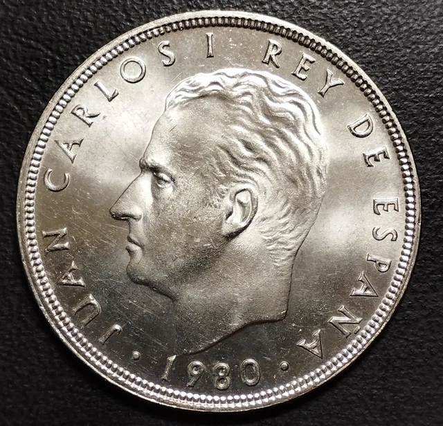 100 Pesetas 1980 Spain Copper nickel UNC coin