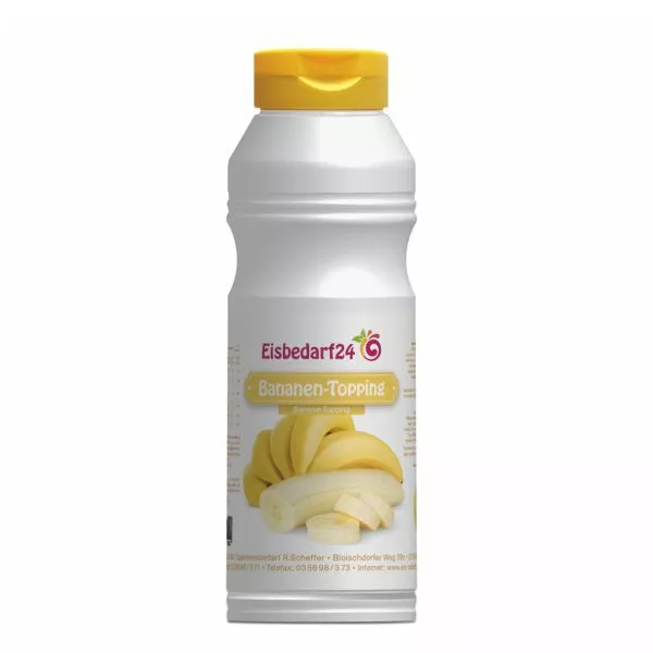 (9,14 €/Kg) Bananen Sauce - Eis Topping EB24 - 1 Kg