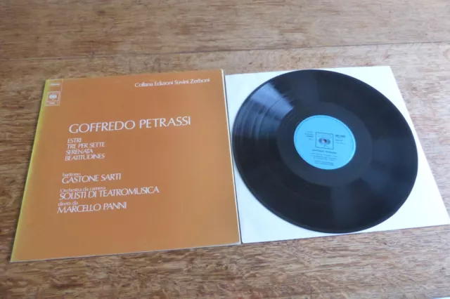 Goffredo Petrassi - Estri Tre Per Sette Italy 1975 1st CBS 61662 Modern EX+ LP