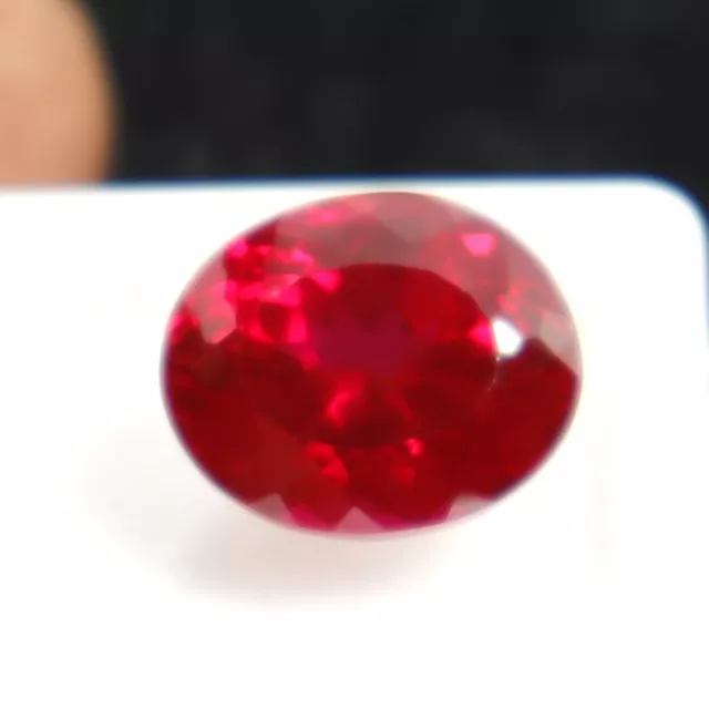 10.80 Ct AAA Natural Mozambique Blood Red Ruby  GIE Certified Loose Cut Gemstone