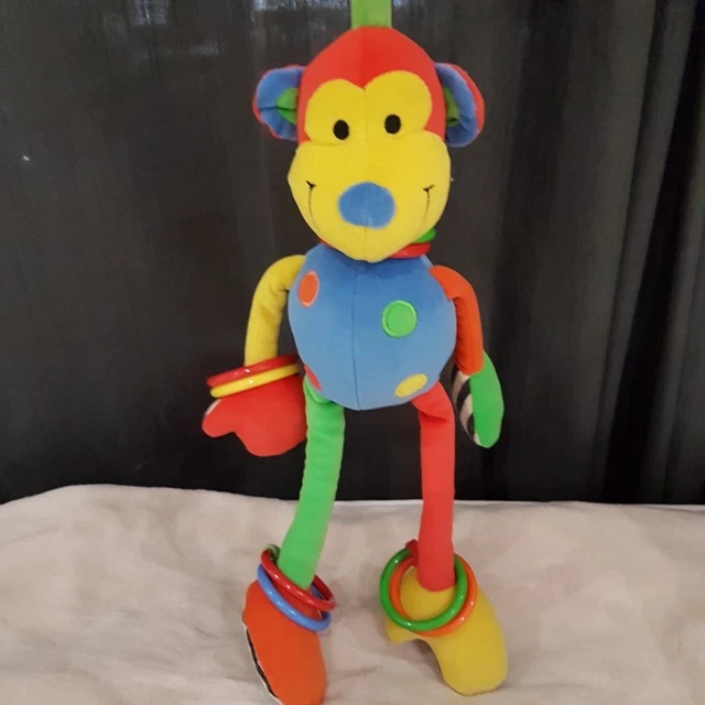 JELLYCAT HOOPY LOOPY monkey toy rattle soft toy plush sensory gifts