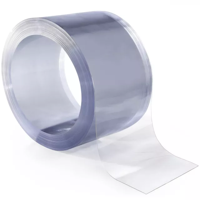 Tenda a strisce lamelle PVC strisce separatore ambiente trasparente spessore 3 mm ANRO