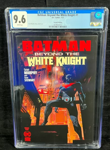 Batman Beyond The White Knight #1 CGC 9.6 2022 DC Comics Second Print