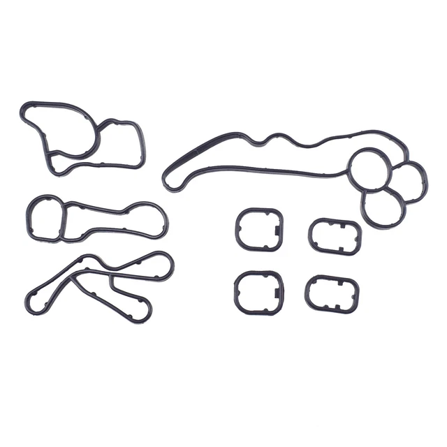 8PCS OIL FILTER Housing Gasket for BMW E90 F20 X3 F25 X4 F26 N47 N57