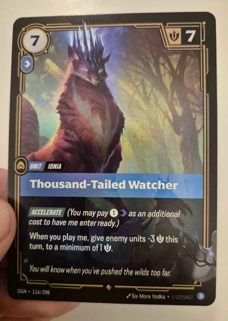 RIFTBOUND TCG - Origins - Thousand-Tailed Watcher #116 Foil $50.00 ...