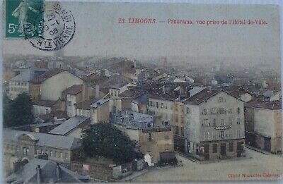 Limoges 87 CPA Panorama View Prise De L'Hotel City Good Condition 1908