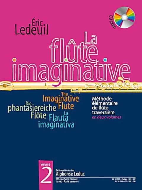 Éric Ledeuil : La Flûte Imaginative - Volume 2 avec CD - 9790046303678