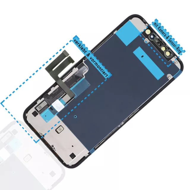 Échange LCD IPHONE 11 IPS Affichage Retina TFT HD Écran Touch Screen Ekran Neuf 2