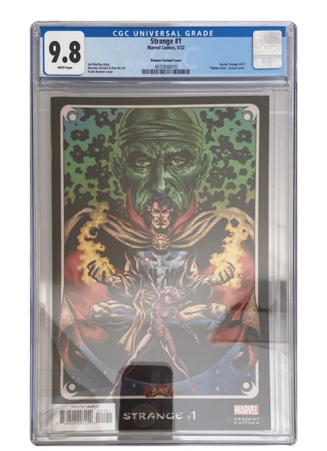 Strange #1 CGC 9.8 1:100 Brunner Hidden Gem Variant MacKay Marvel 2022