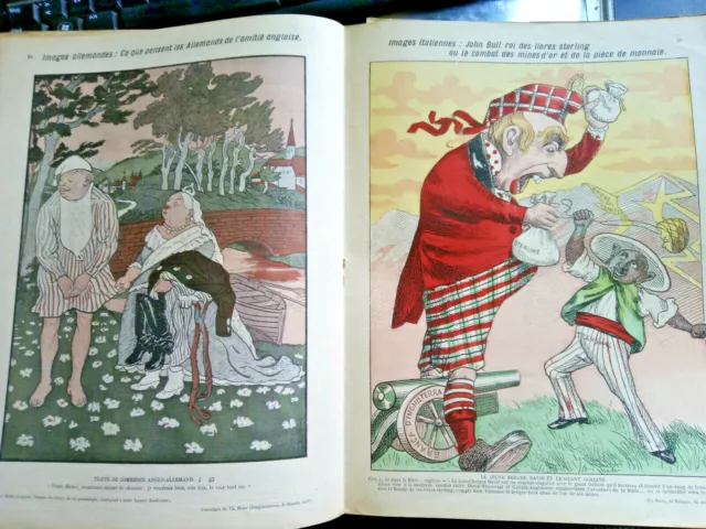 JOHN BULL SUR LA SELLETTE Le Livre Bleu en Images JOHN GRAND-CARTERET Caricature