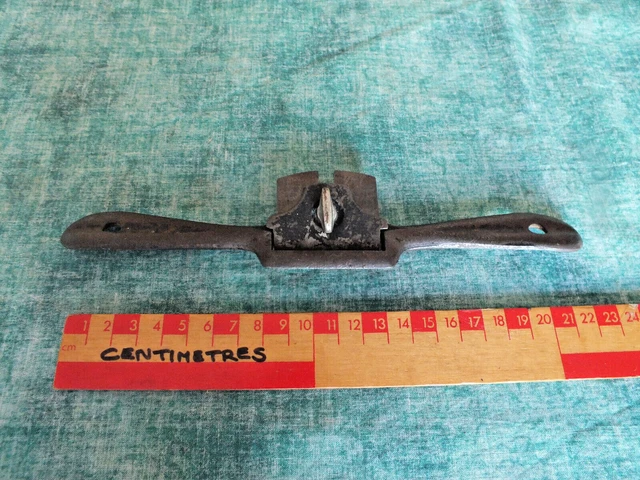 VINTAGE STANLEY No.64 SPOKE SHAVE FLAT BOTTOM 4