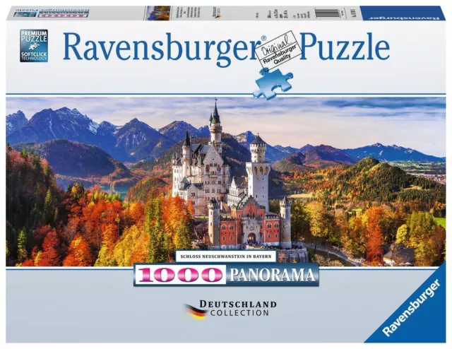 Ravensburger Puzzle: 1000 Teile - Schloss Neuschwanstein - Erwachsenenpuzzle