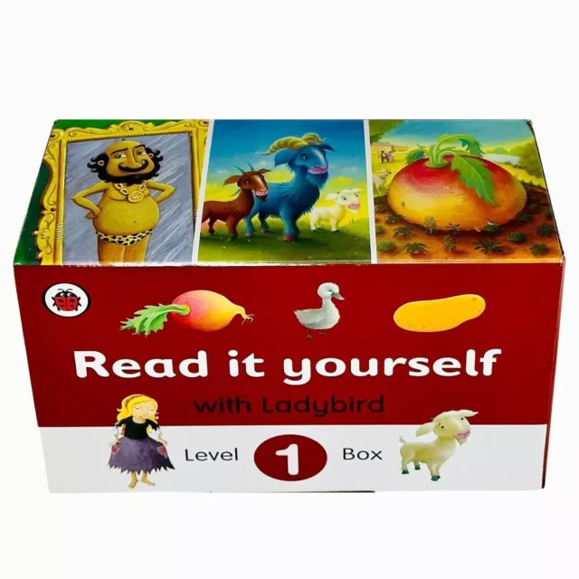 Ladybird Read it Yourself Tuck Box Level 1: 10 Books Box Set Cinderella, Three