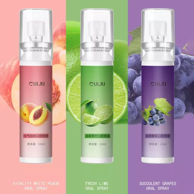 22 ml spray bucal spray fruta cuidado bucal refrescante bucal aerosol fresco N1F7
