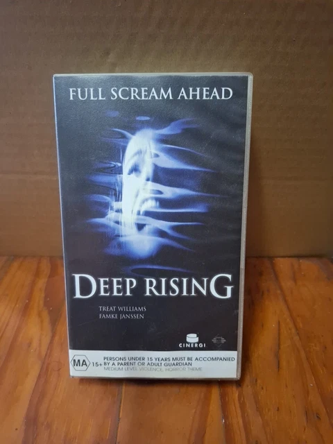 DEEP RISING :VHS Video Horror Movie (Full Scream Ahead) $8.64 - PicClick AU