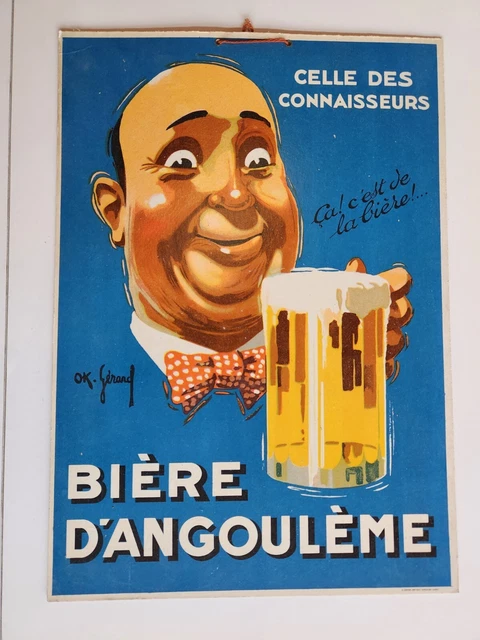Affiche Publicitaire Ancienne Angoulême - Format 50 X 80 Cm - Neuf - Pièce De Collection Française