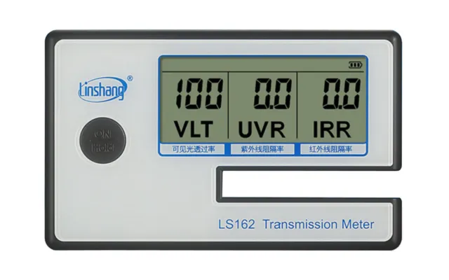 LS162 Solar Film Transmission Meter Filmed Glass Tester Car Window Tint Meter