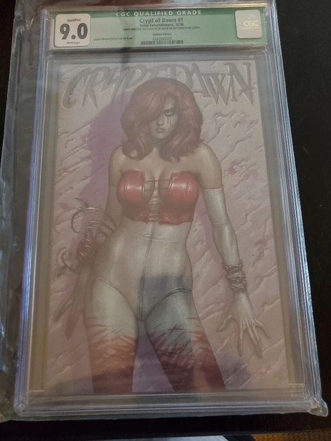 Crypt of Dawn #1 LIMITED 9.0 CGC signed & #'d LINSNER