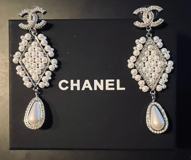 Chanel costume sales earrings uk
