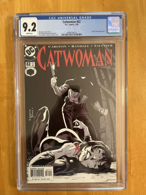 Catwoman 82 CGC 9.2 WP ~ DC COMICS ~ 2000 ~ PRECODE HORROR TYPE COVER