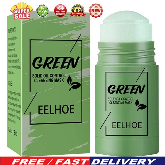 Máscara limpiadora de té verde poros manchados máscara retráctil productos sólidos para el cuidado de la belleza
