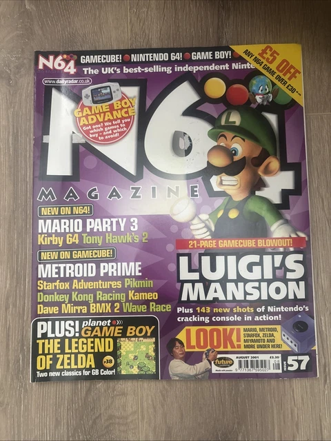 N64 MAGAZINE • Issue 57 August 2001 • Legendary UK Nintendo