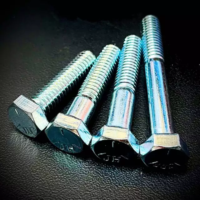 UNC 5/8" Hex Bolt Set Screw High Tensile 8.8 Zinc DIN931