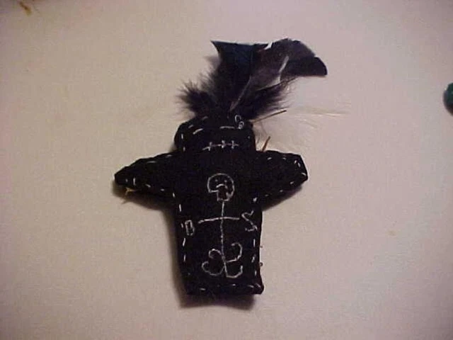 Grave Yard Revenge Curse Voodoo Doll Black Poppet Candle Kit Wicca Pagan Conjure
