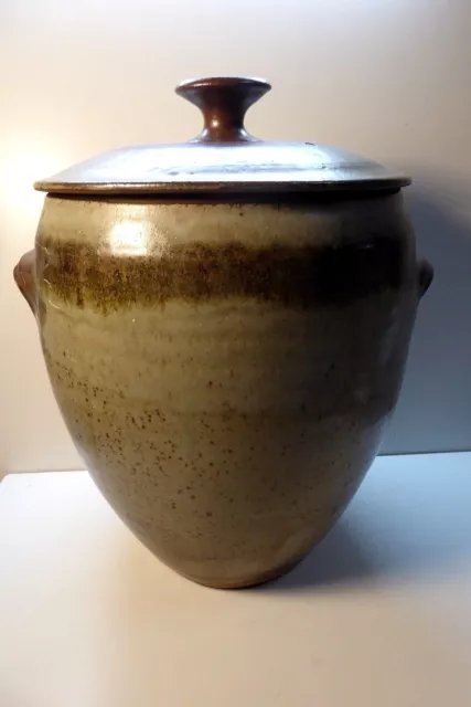 Mungeribar Pottery Large Lidded Pot Canister Ian Sprague Studio Ceramics 2