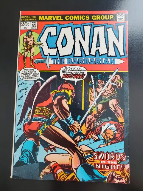 Conan the Barbarian 23, First appearance of Red Sonja from  1973