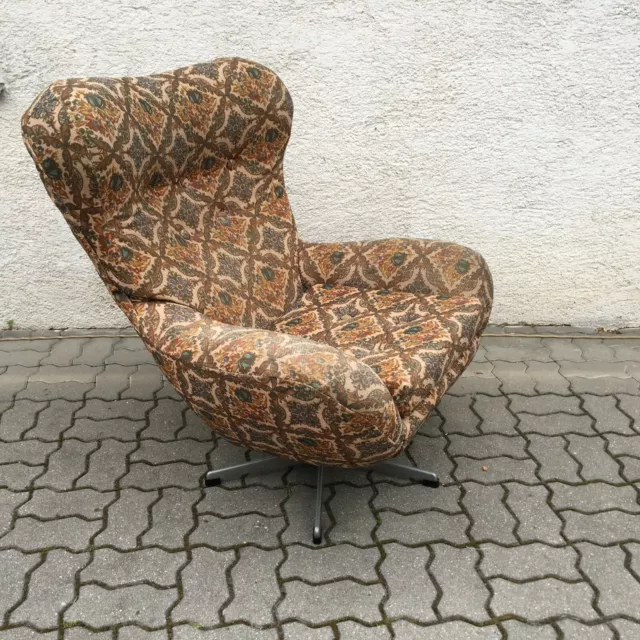 RARE Swivel Armchair Chair UP ZAVODY Mid Century 70s Czechoslovakia