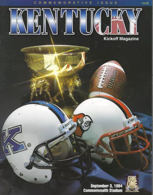 1994 - Louisville @ Kentucky Football Program in MINT Condition - "Game One"