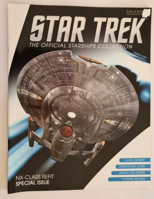 STAR TREK EAGLEMOSS Special Issue - SS Enterprise NX-Class Refit (With Magazine)