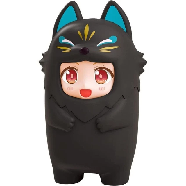 Nendoroid Plus Kigurumi Visage Pièces Étui Noir Fox Figurine Japon Officiel