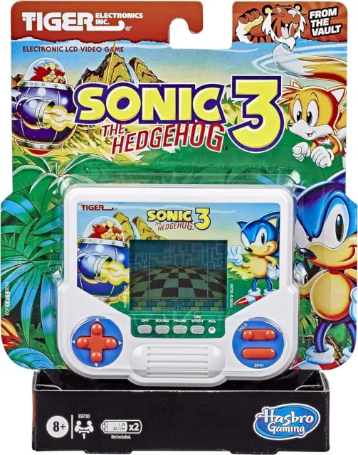 Hasbro Gaming Tiger Sonic The Hedgehog 3 Electronic LCD Video Game, Retro 2