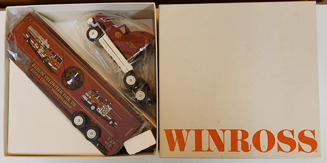 Winross Die Cast Dublin Volunteer Fire Co. Truck DVFC  May 1993 ~ 600 Made RARE
