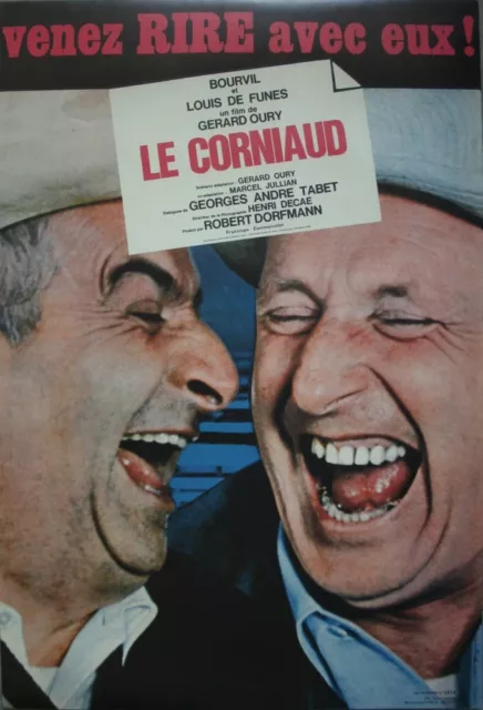 LE CORNIAUD Affiche cinema ROULEE 53x40 Movie Poster Louis de Funès R1990