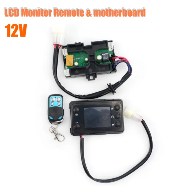 12V Diesel Heater LCD Monitor Switch Controller Motherboard Mainboard Remote
