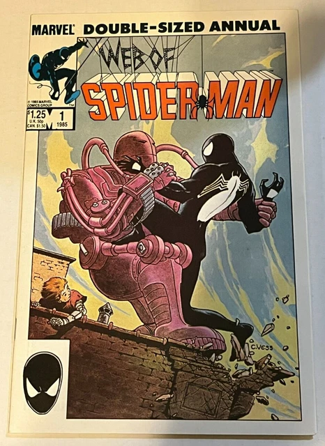 Web Of Spider-Man Annual #1  (1985)  VF  Charles Vess cover