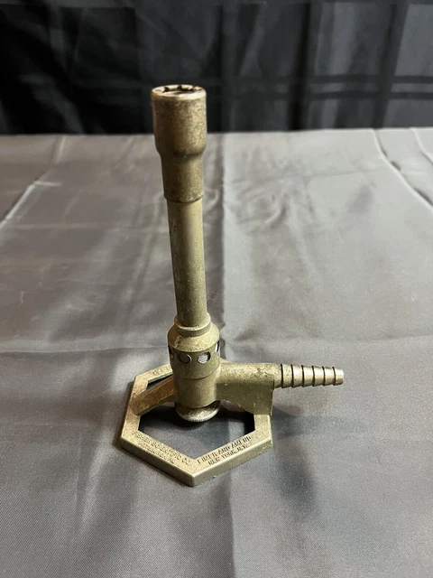 Vintage Fisher Scientific Bunsen Burner Eimer & Amend Pittsburgh Universal 1348