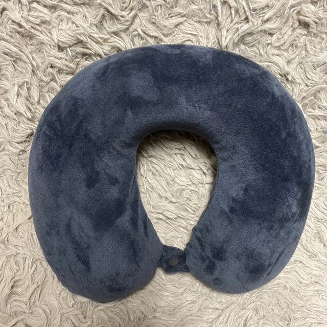 Memory Foam U Shaped Travel Sleep Pillow Neck Support Head Back Cushion Gray