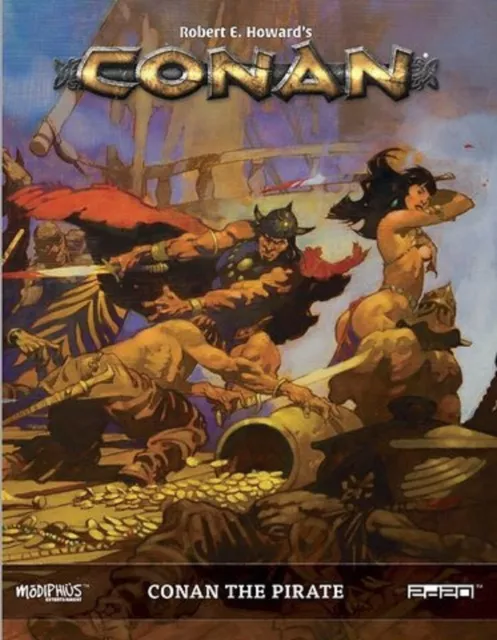 MUH050385 - Robert E Howard's - Conan the Pirate - english - (Modiphius, RPG)