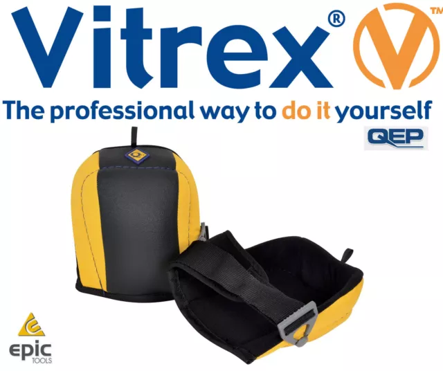 VITREX 338160 Work Contractor Tiling Comfort Padded Flooring Knee Pads