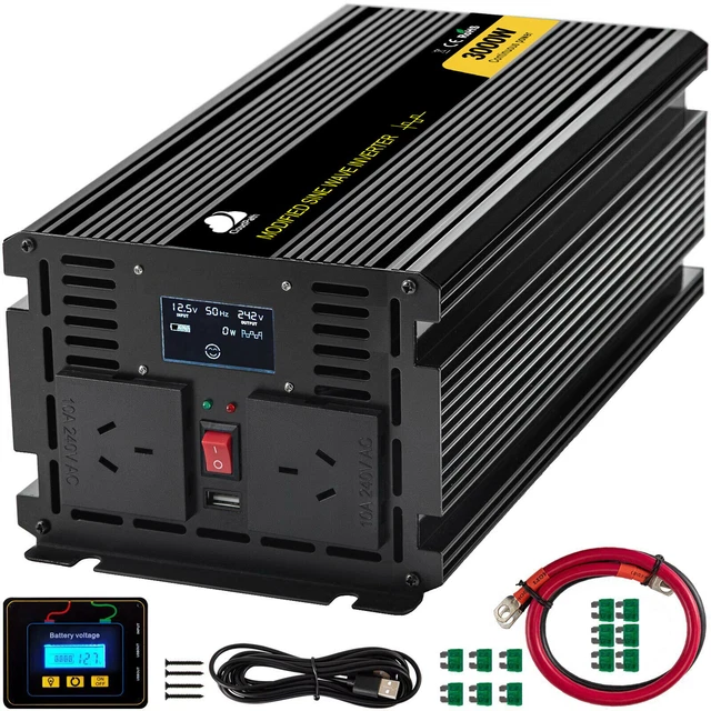 CLOUDPATH 3000W/6000W POWER Inverter Car Converter 12V to 240V Camping