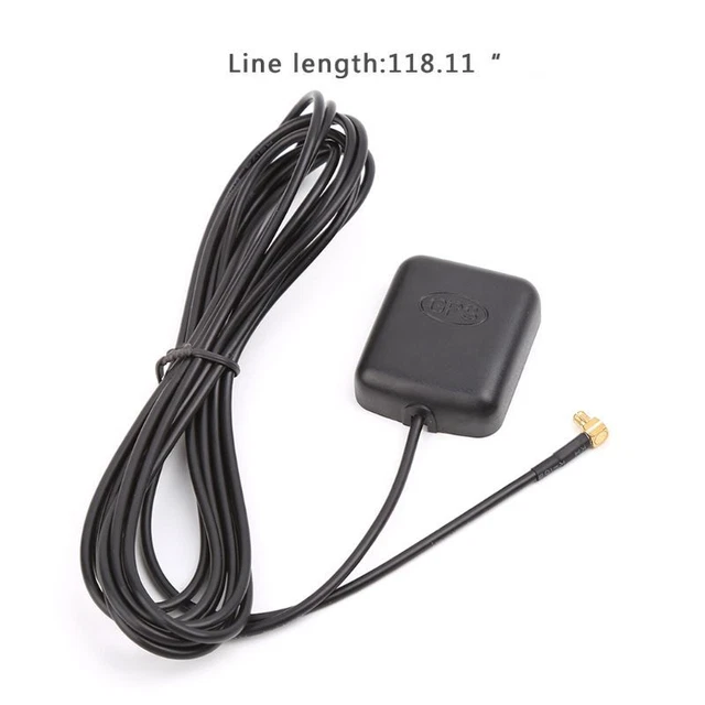Car  Antenna Receiver With 3.5mm MCX Right Angle Connector Navigator Aerial 3